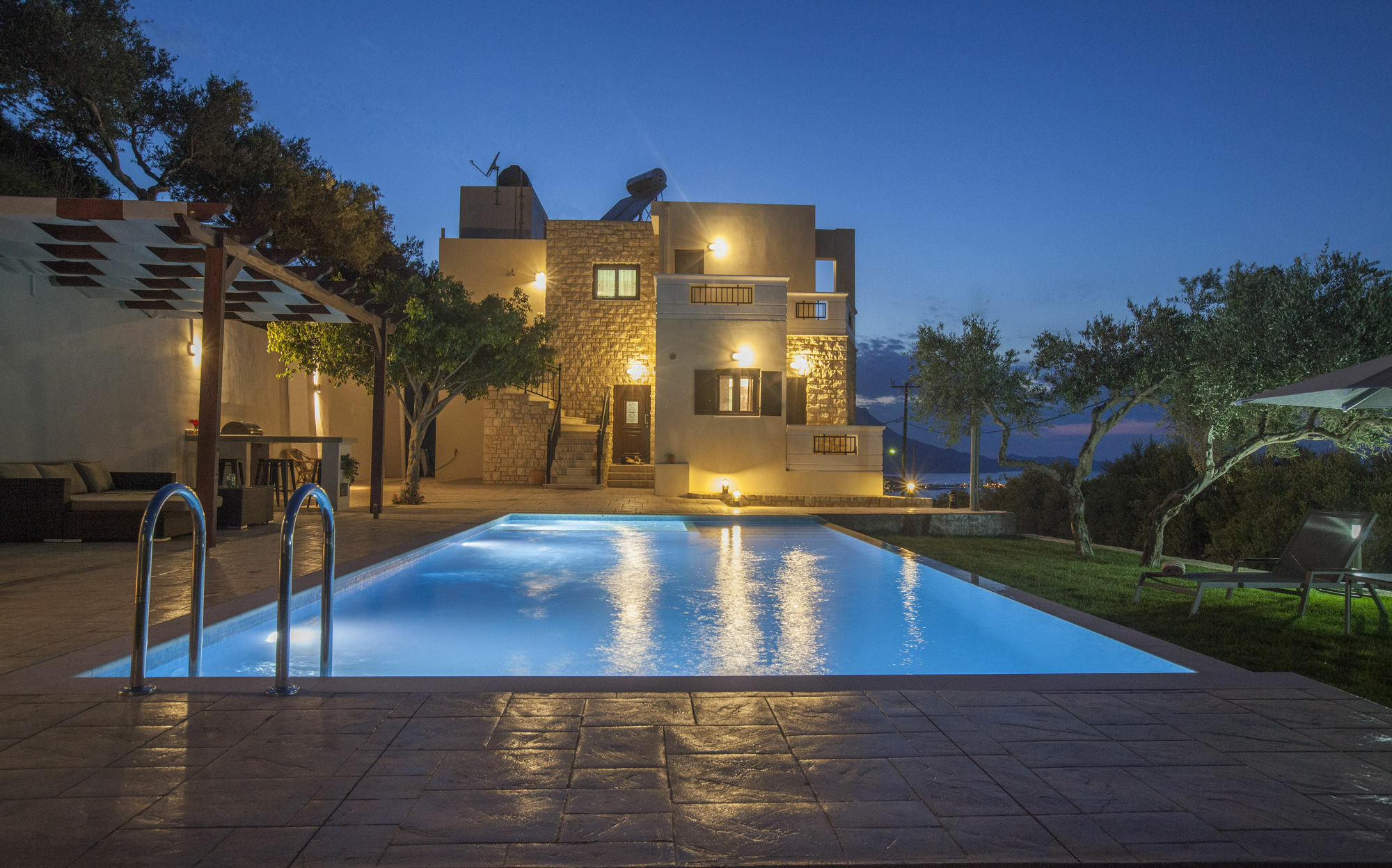 Villa Veghera 基萨莫斯 外观 照片